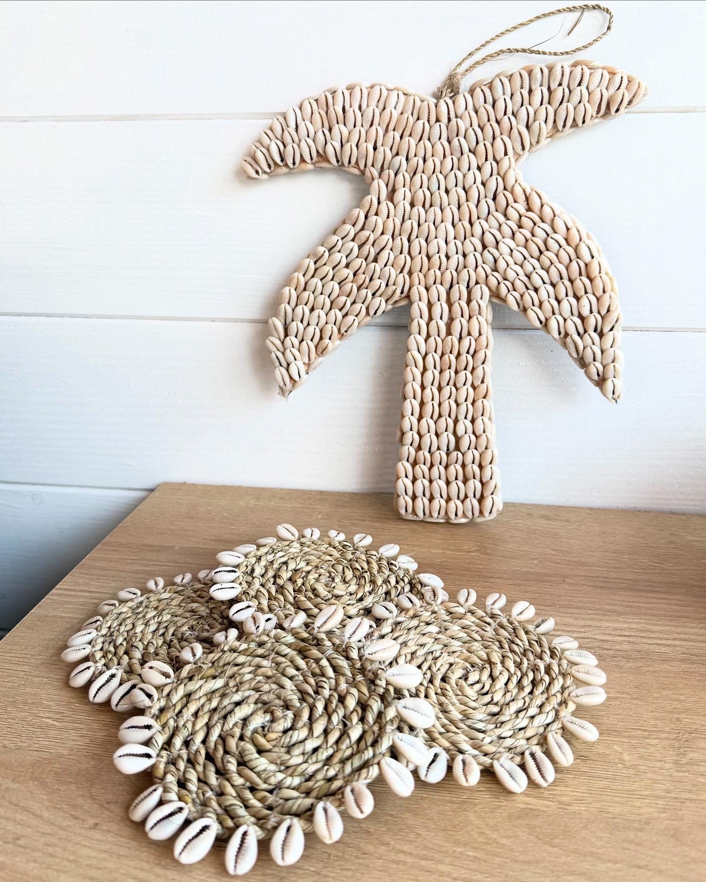 Boho rieten onderzetters