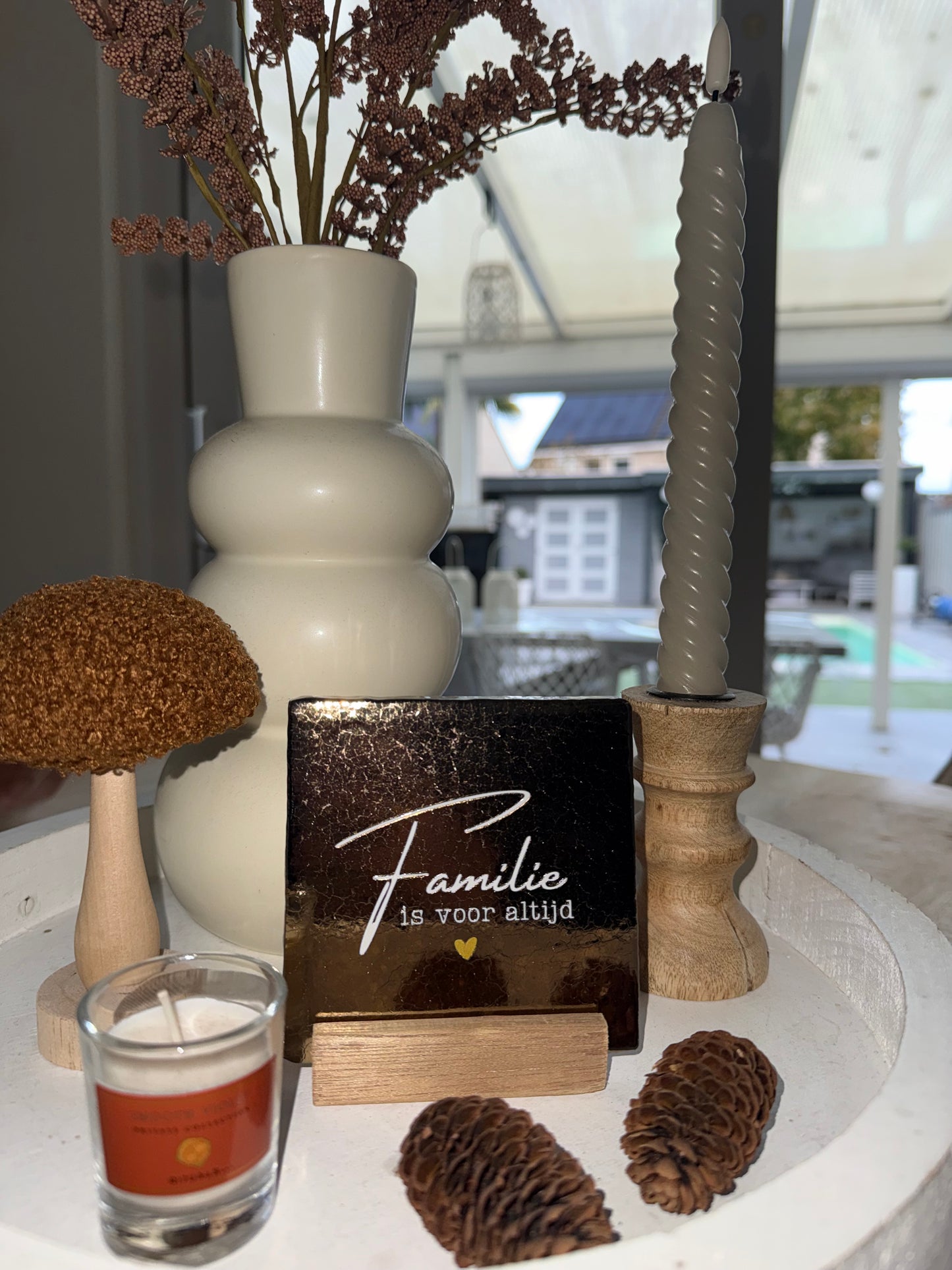 Tegeltje ‘familie is voor altijd’