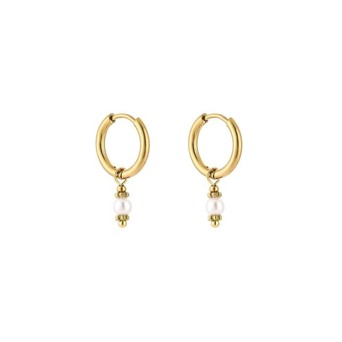 Oorbellen mini parels