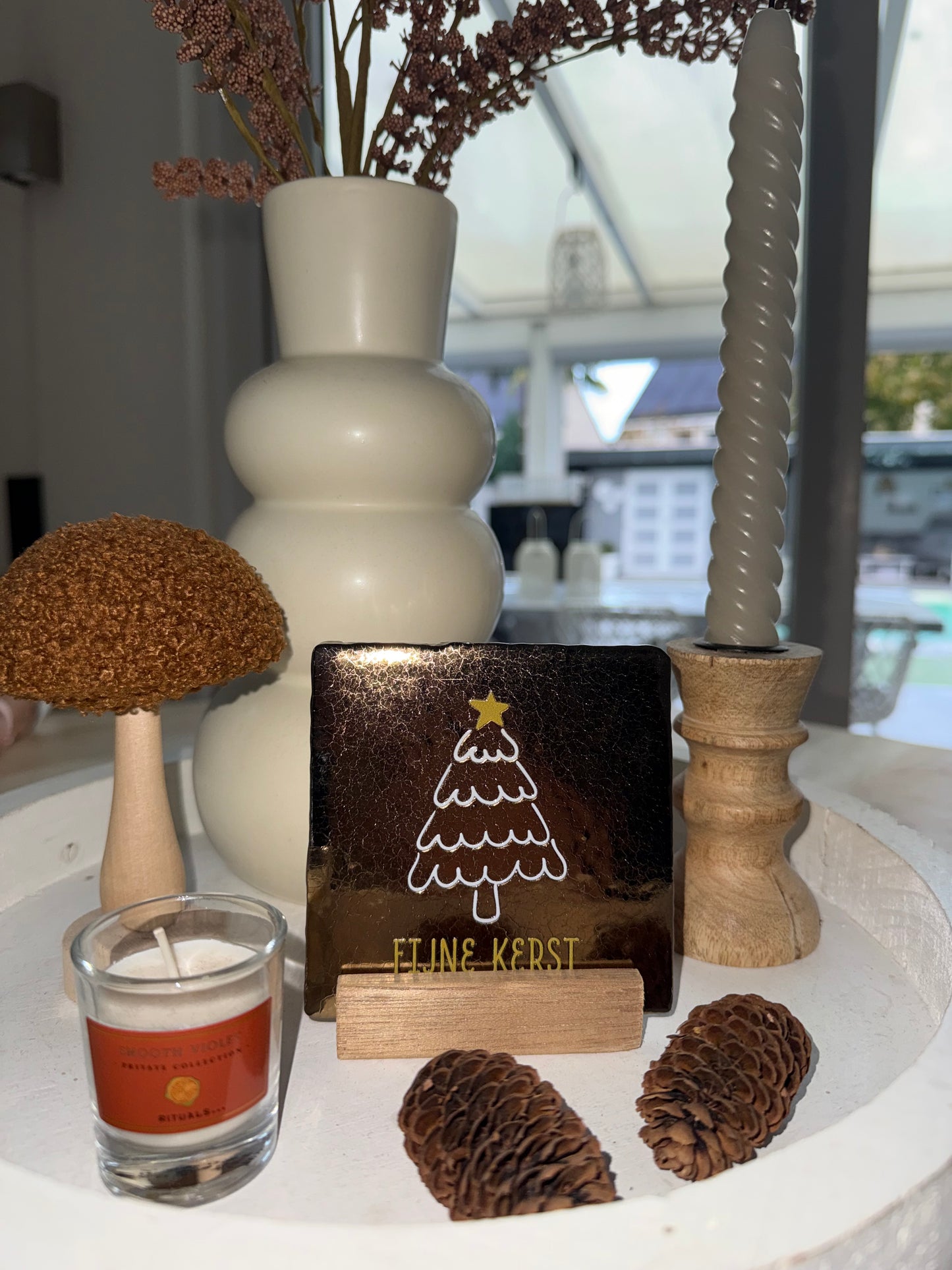 Tegeltje ‘fijne kerst’