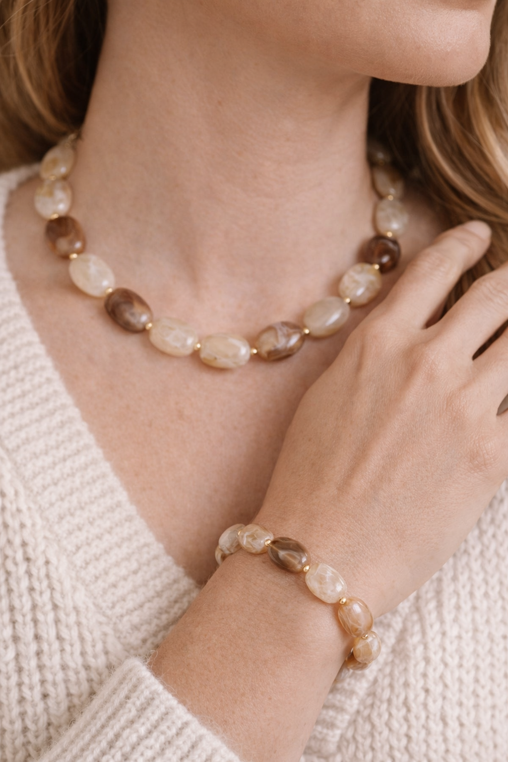 Armband nude kralen