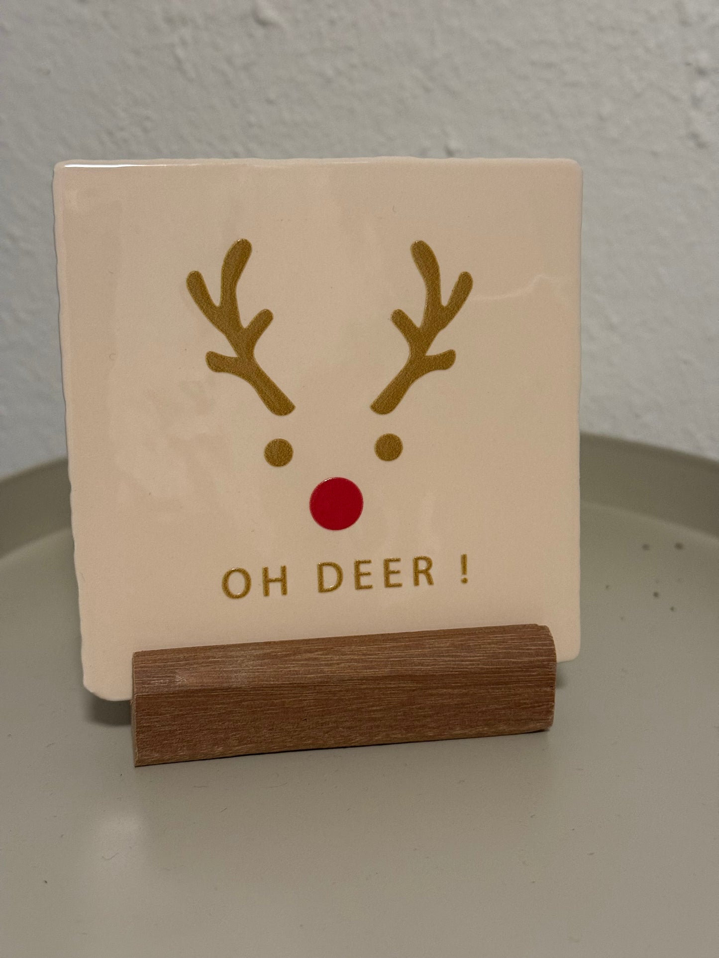 Tegeltje ‘oh deer’