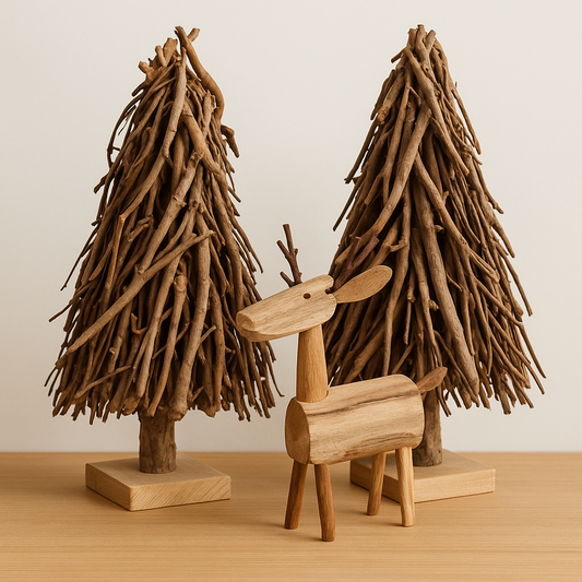 Houten kerstboom
