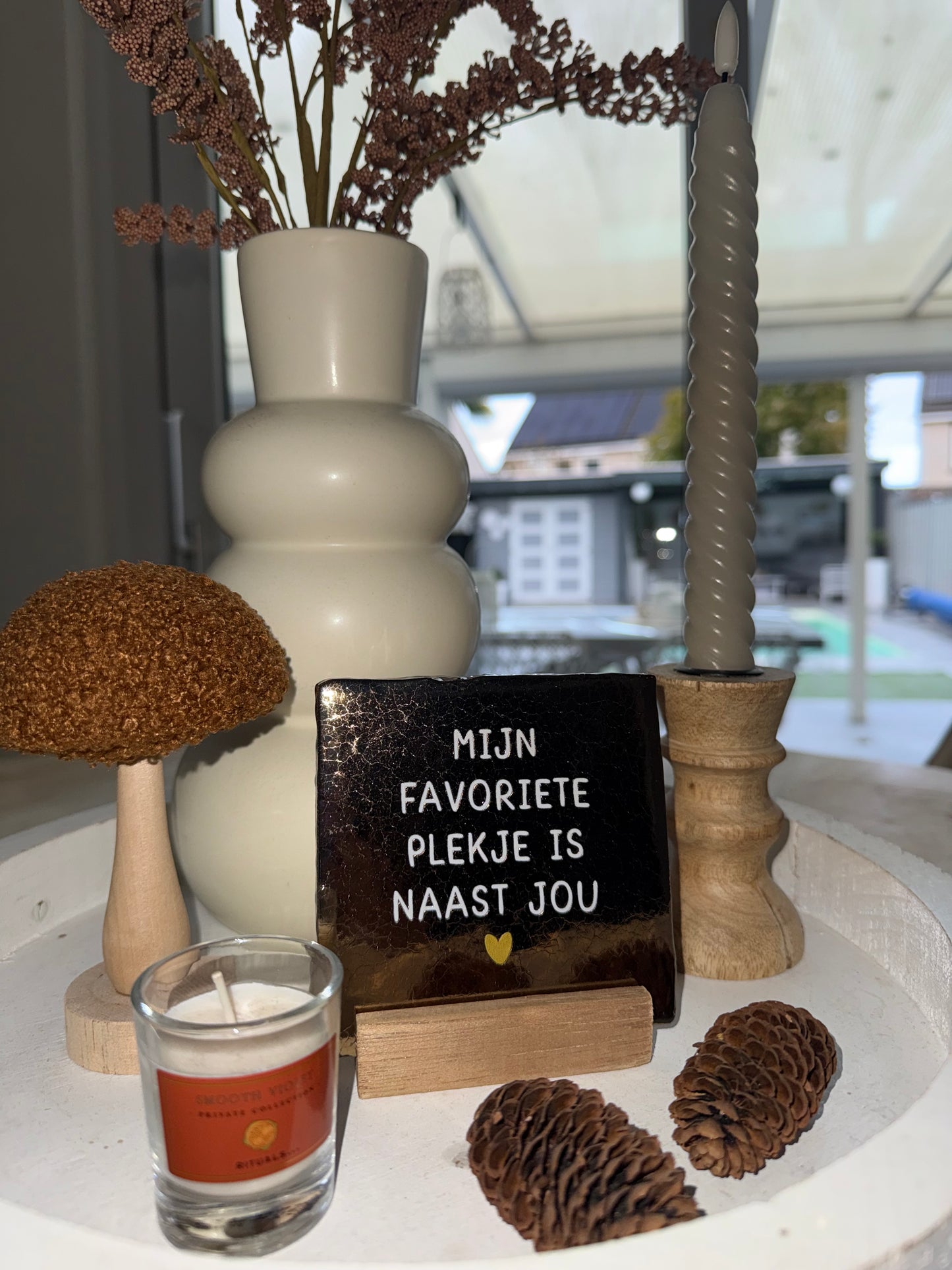 Tegeltje ‘mijn favoriete plekje is naast jou’