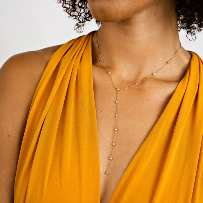Y Ketting diamanten
