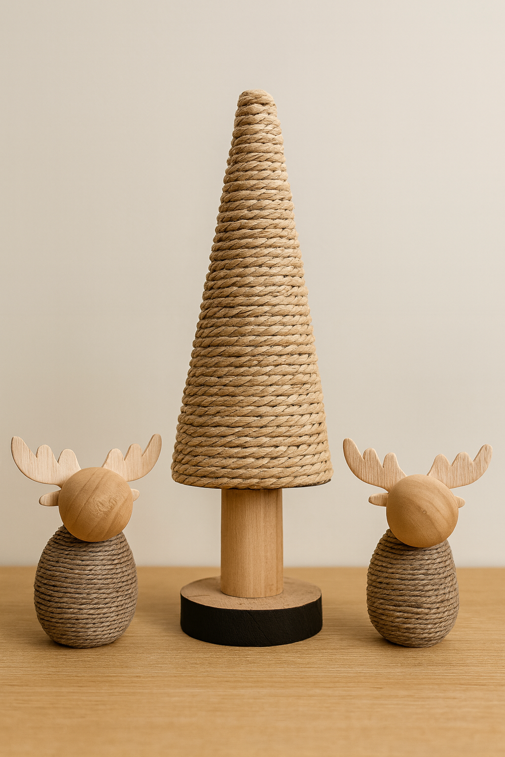 Jute kerstdecoratie