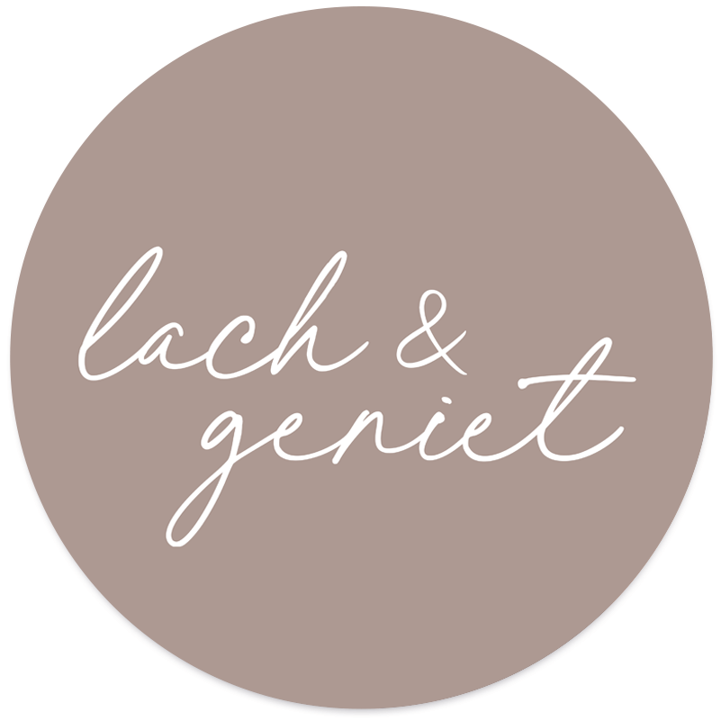Muurcirkel ‘lach & geniet’