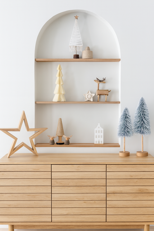 Kerstboom met lampjes