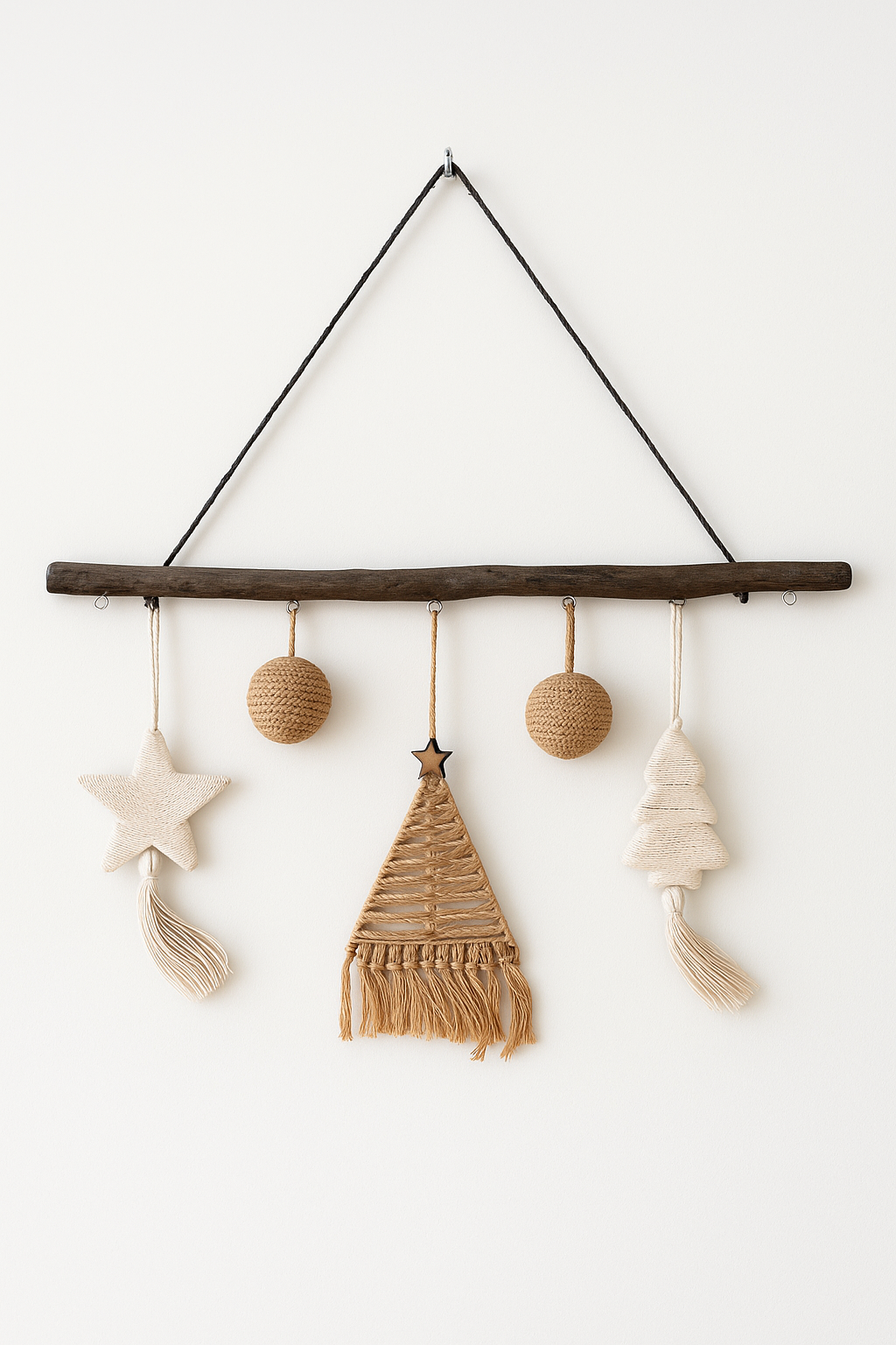 Jute kersthangers