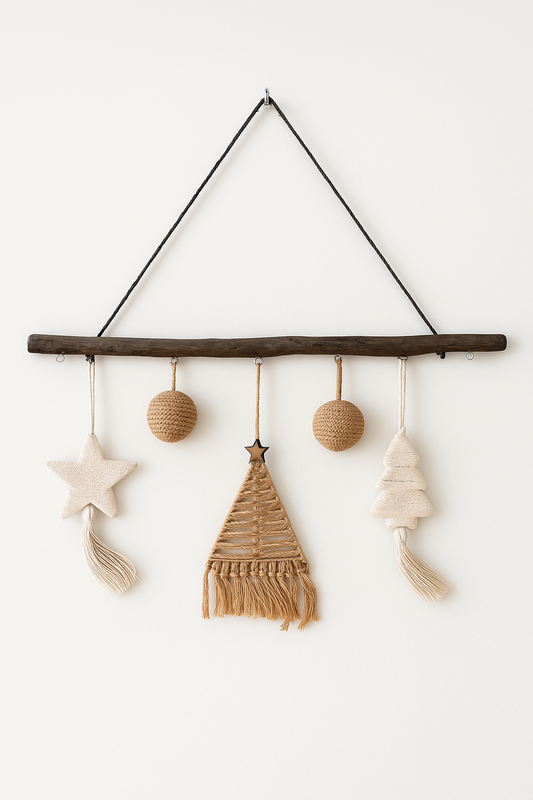 Jute kersthangers
