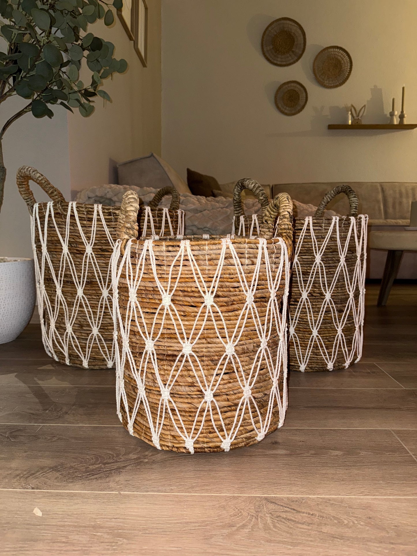 Boho rieten manden