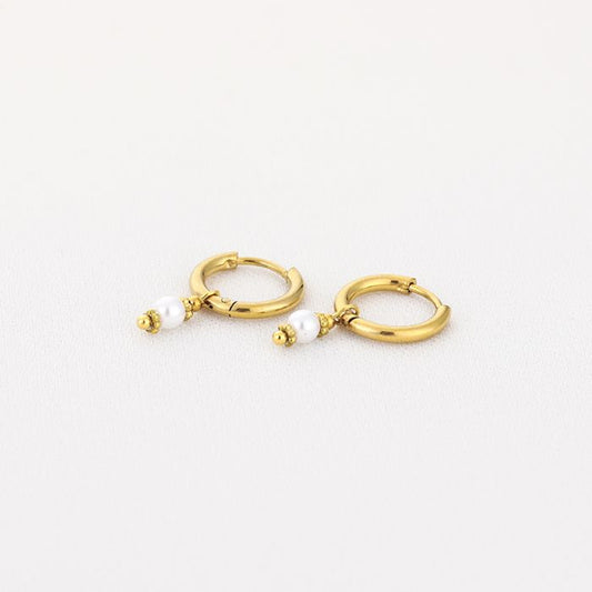 Oorbellen mini parels