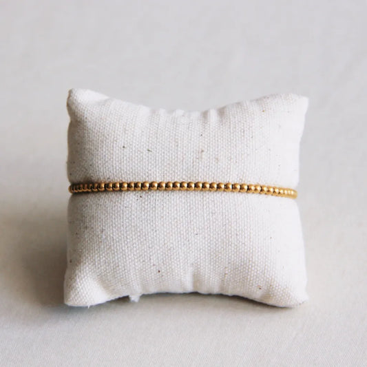 Gouden kralen armband
