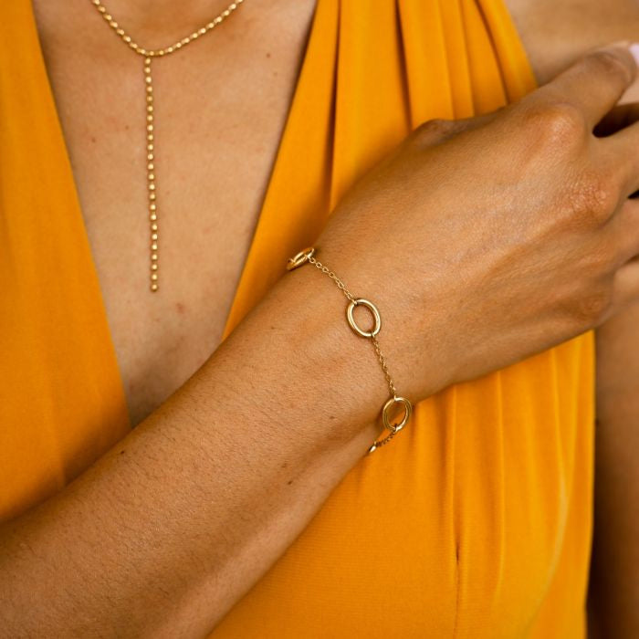 Schakel armband klein