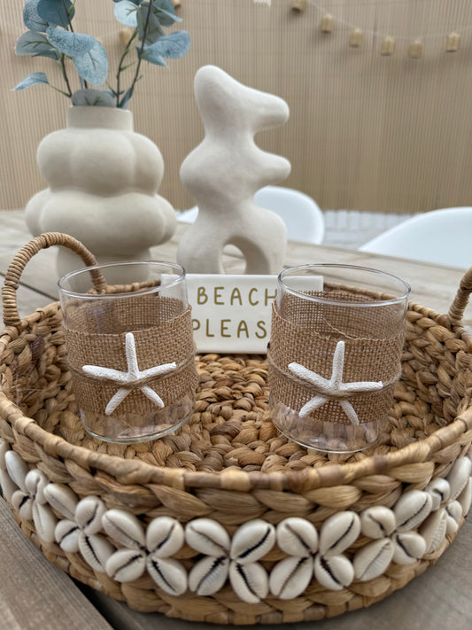 Theelichthouders zeester