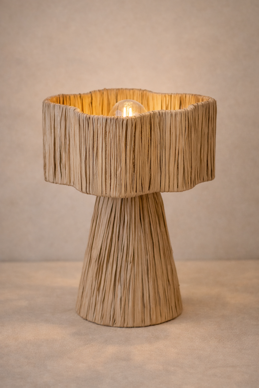 Rattan lamp