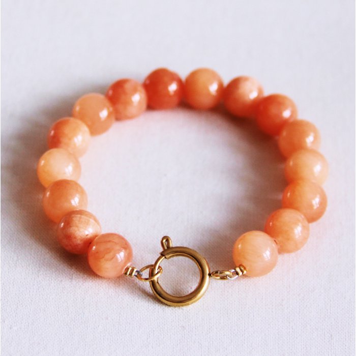 Armband kralen roze