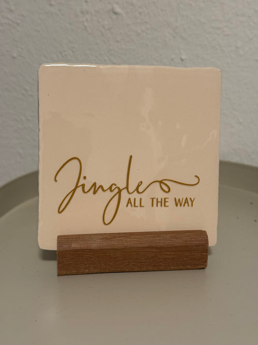 Tegeltje ‘jingle all the way’