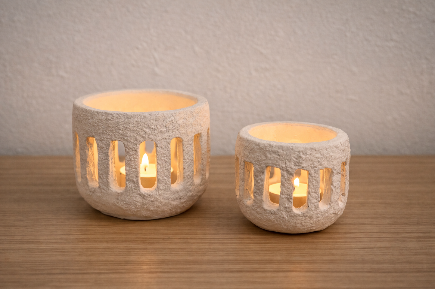 Keramische theelichthouders