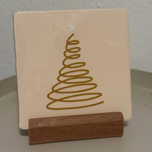 Tegeltje kerstboom
