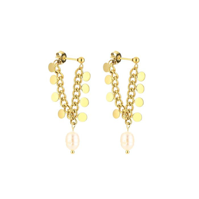 Oorbellen parel hangers