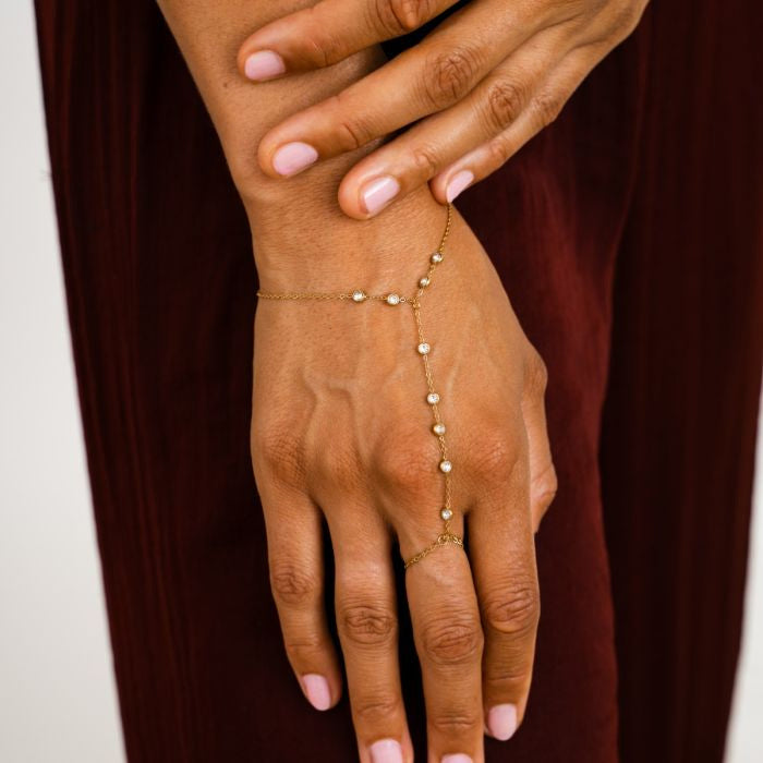 Hand chain diamanten