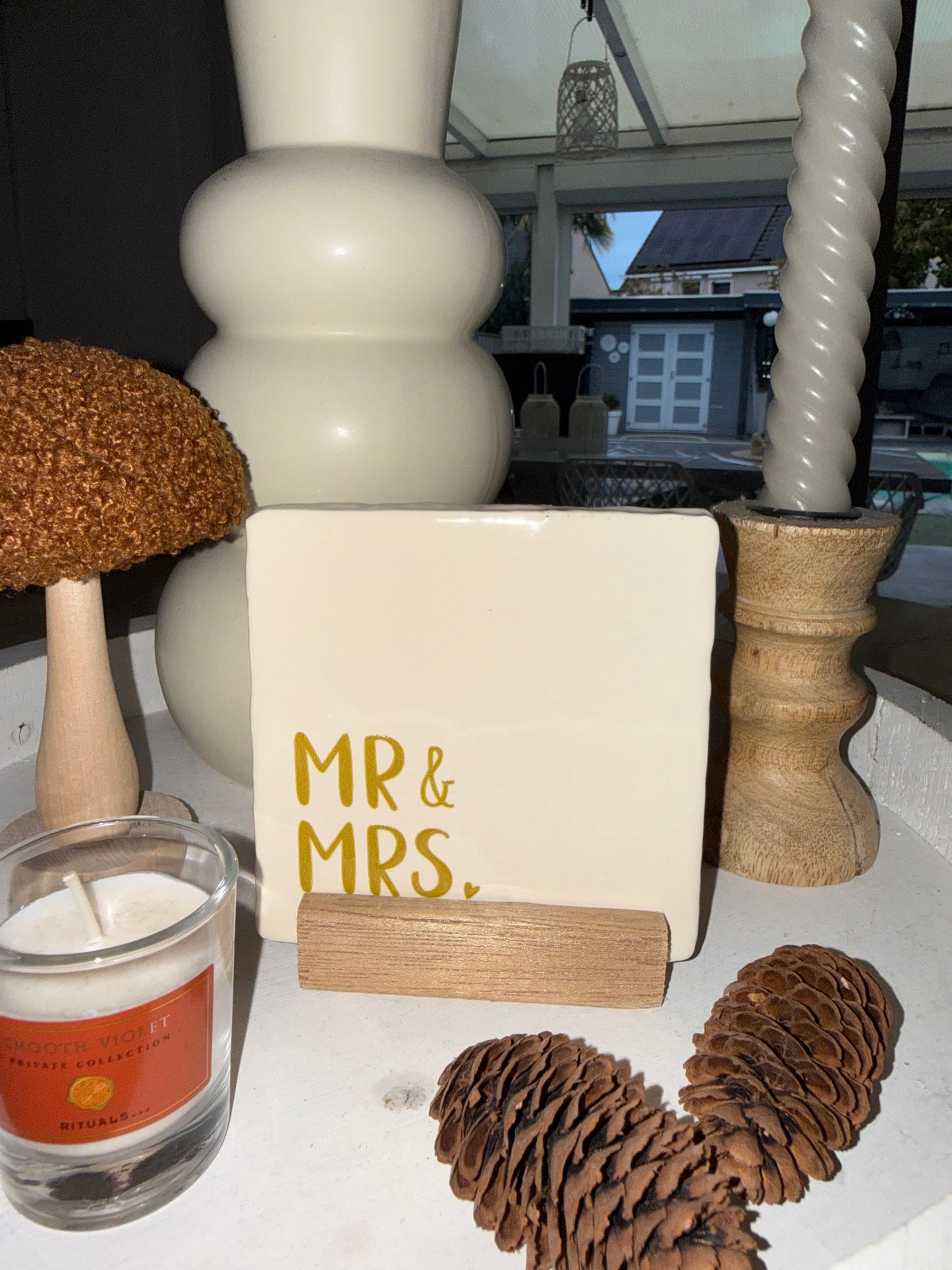 Tegeltje ‘mr&mrs’