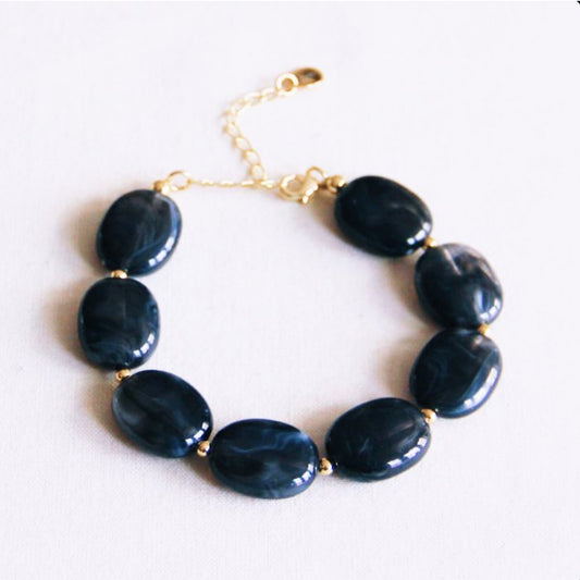 Armband kralen blauw